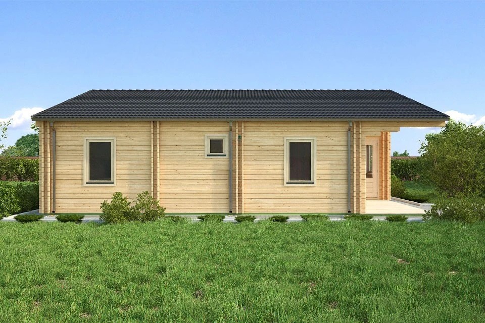 Large Cabin House Roscommon Back